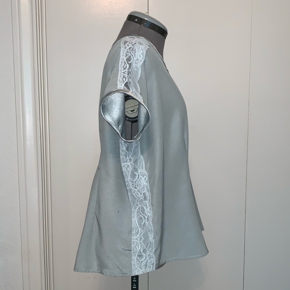 Original Doria Mint Lace Blouse - Picture 2 of 6